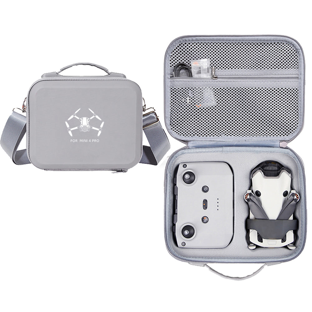 For DJI Mini 4 Pro EVA Shockproof Carrying Case Drone RC-N1 / N2 Controller Crossbody Bag For DJI Mini 4 Pro EVA Shockproof Carrying Case Drone RC-N1 / N2 Controller Crossbody Bag